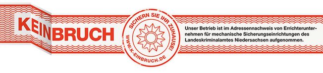 Fenestra Bauelemente GmbH Rhauderfehn Sicherheitssiegel